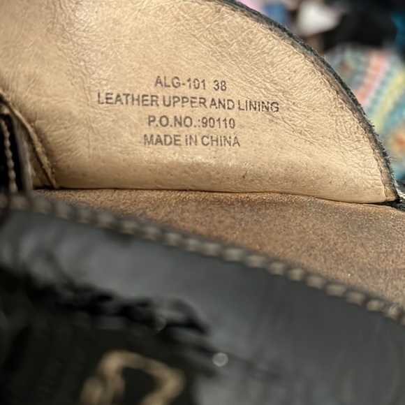 Alegria Classic Patent Leather Mary Jane T-Strap Mules Clogs SZ 38 7-7.5 - Picture 7 of 10